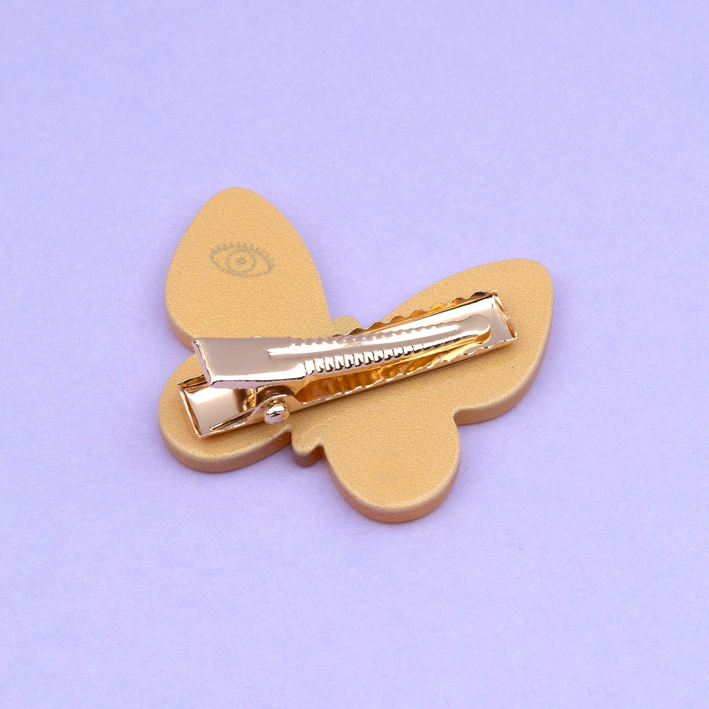 Barrette Papillon Jaune