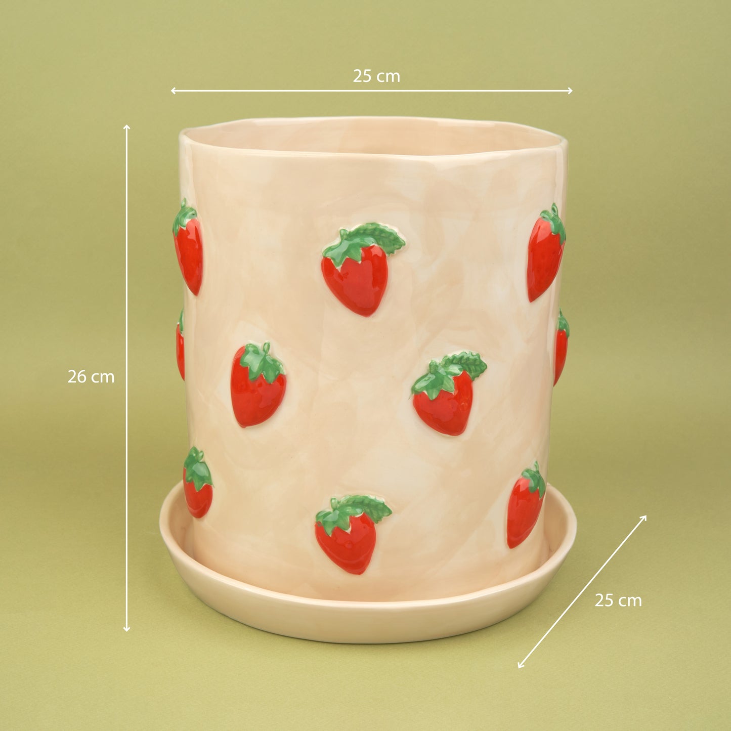 Pot de fleurs Fraise