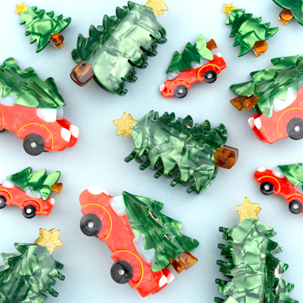 Barrette Voiture sapin