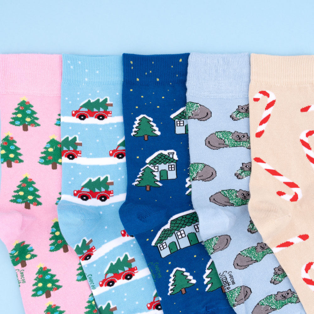 Candy Cane Socks