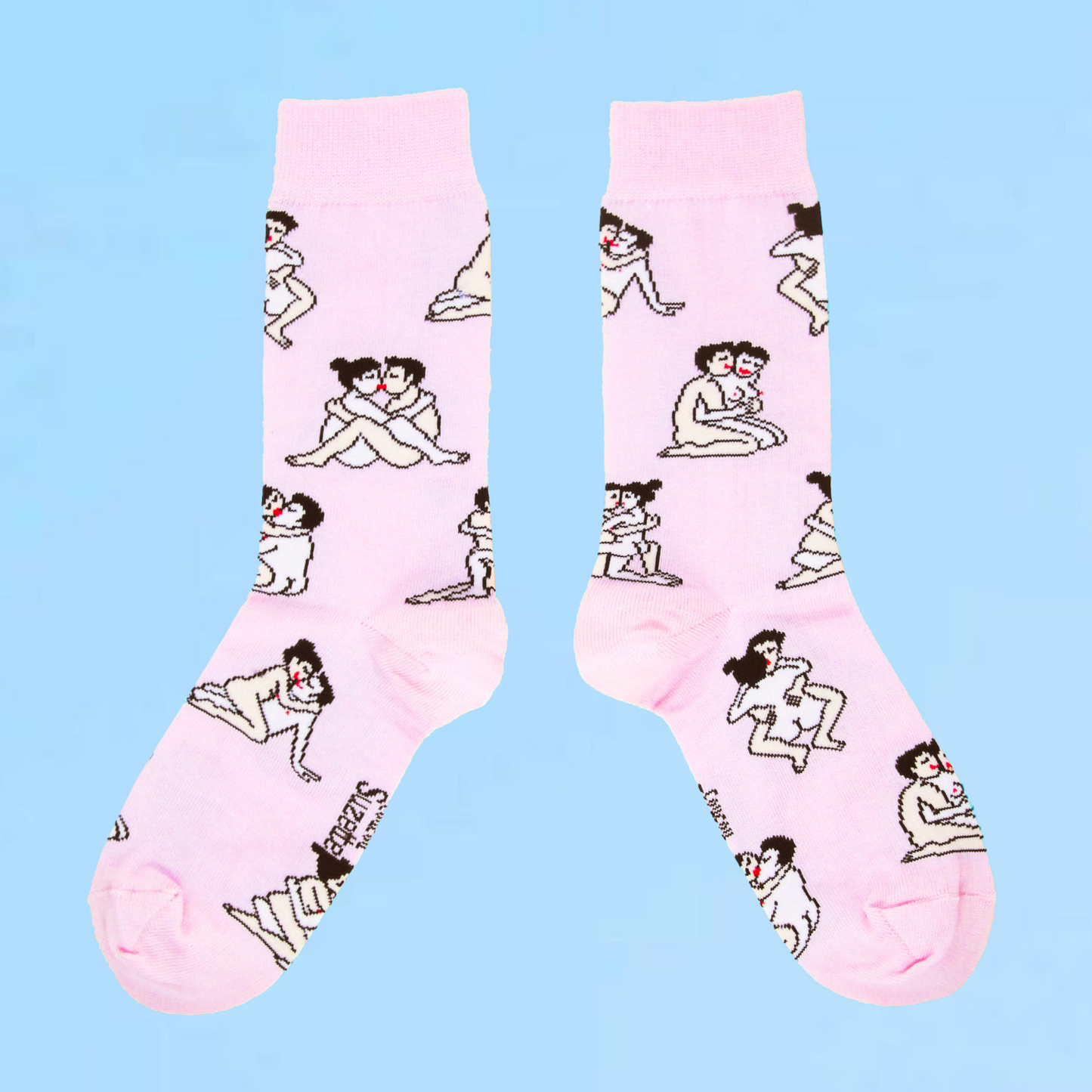 Chaussettes Kamasutra - Couples Heteros - Rose