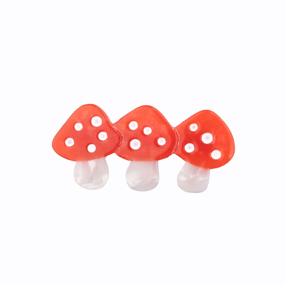 Mushroom Hair Clip