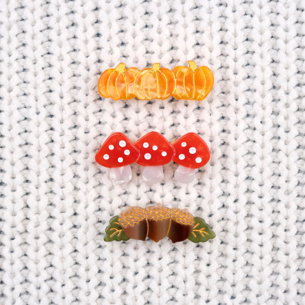 Pumpkin Hair Clip
