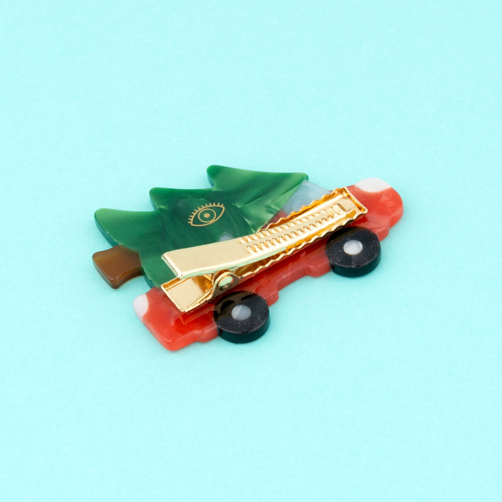 Barrette Voiture sapin