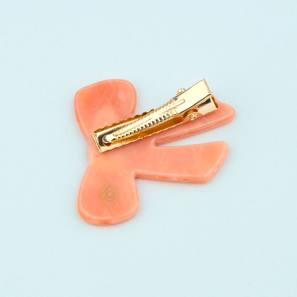 Pink Bow Hair Clip