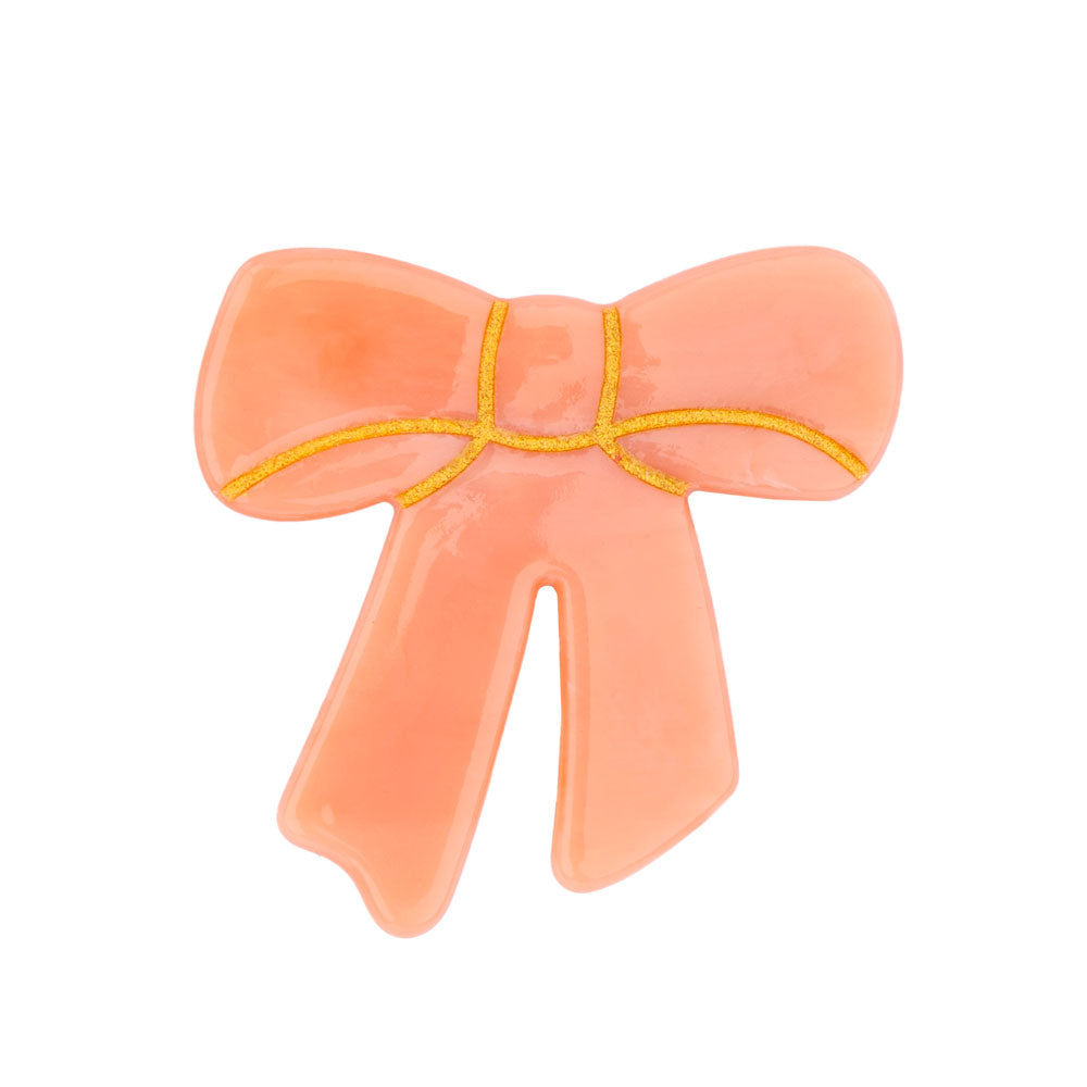 Pink Bow Hair Clip