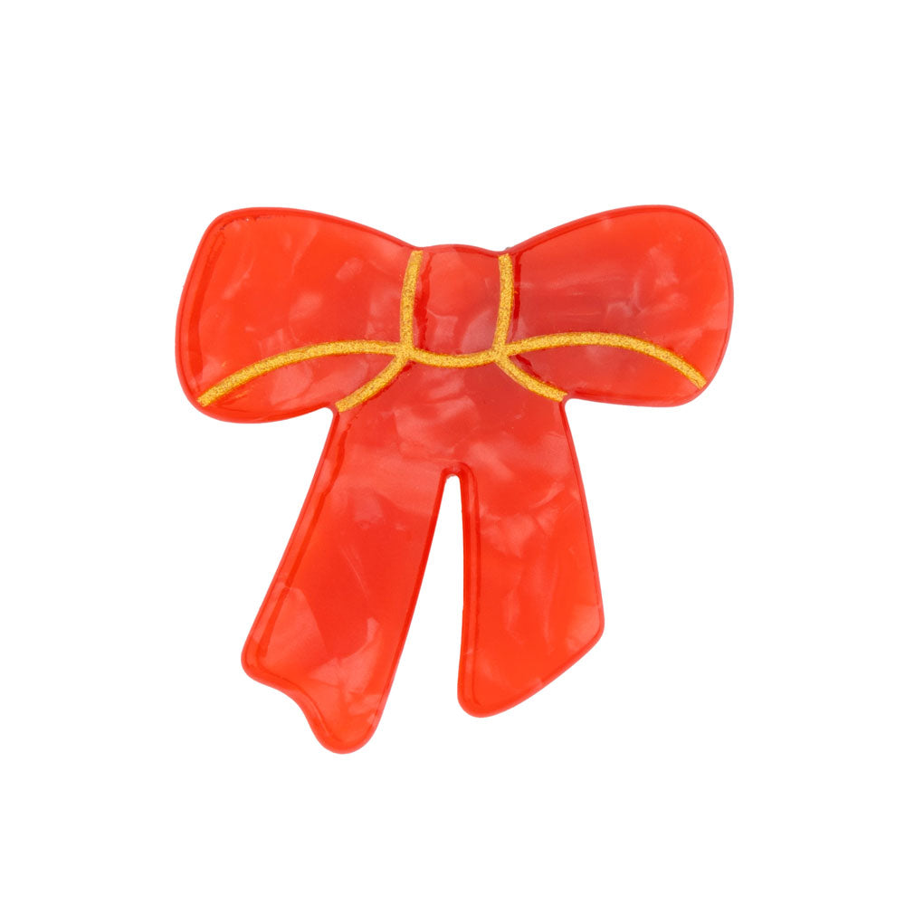 Barrette Noeud Rouge