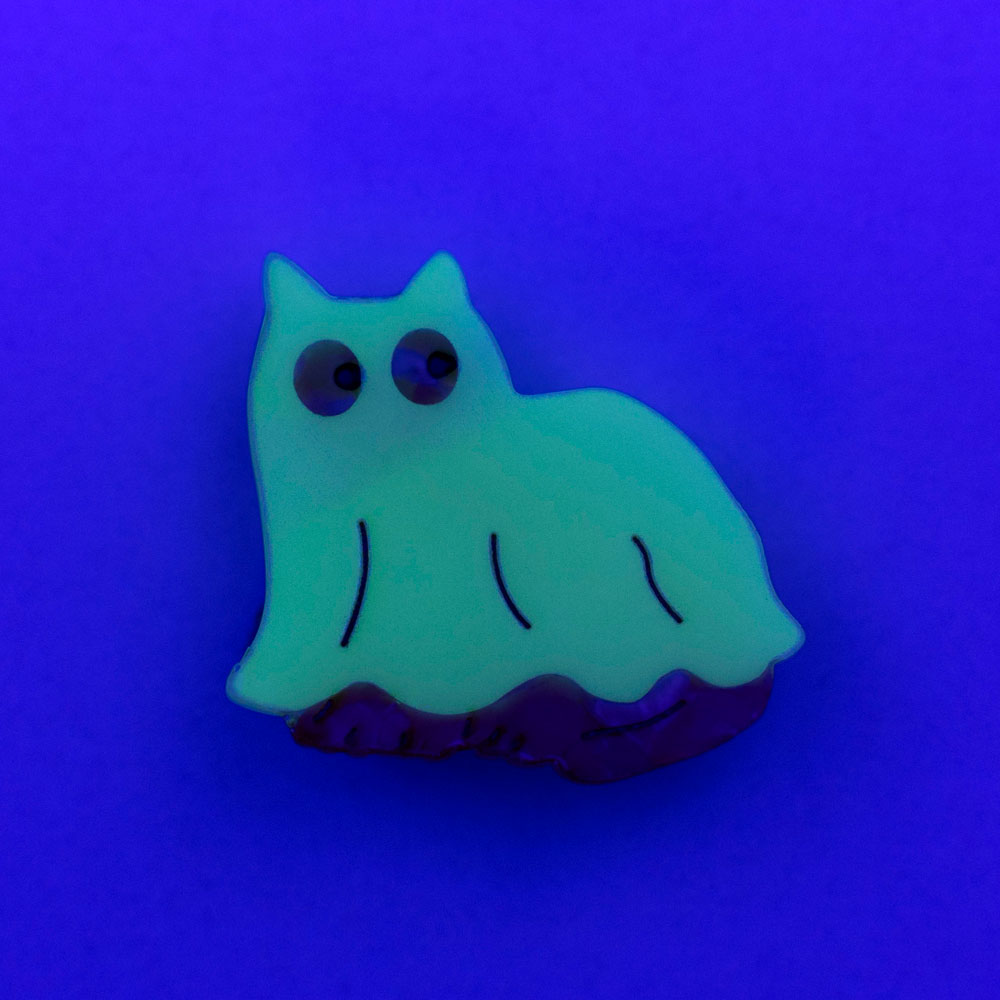 Ghost Cat Hair Clip