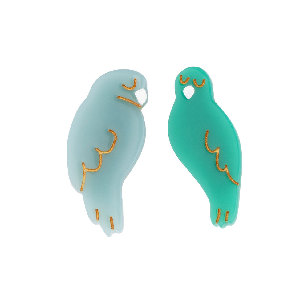 Lovebirds Hair Clip Set