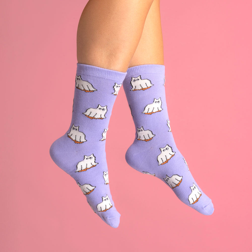 Ghost Cat Socks