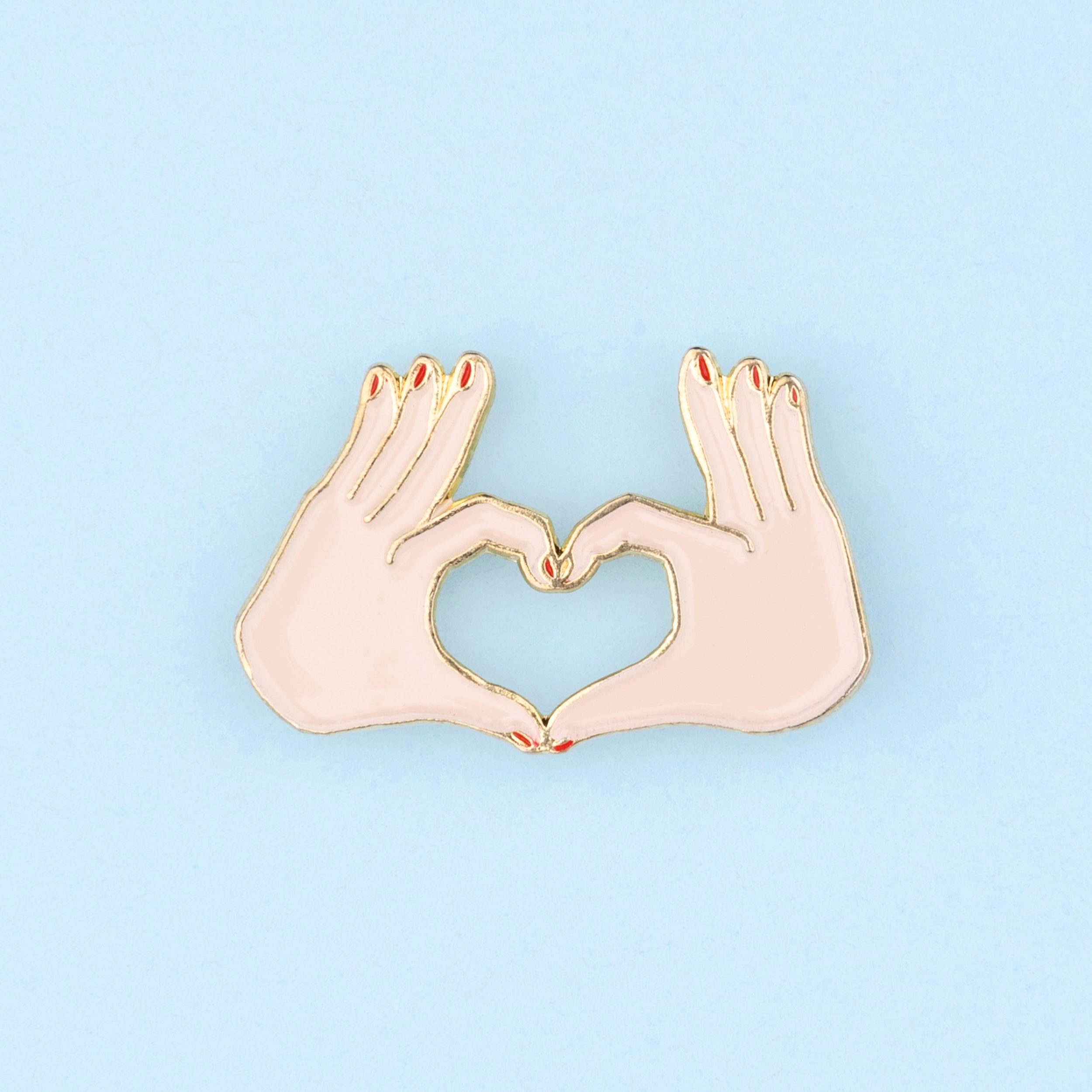 Broche épingle Vintage Or Motif Coeur, Fleur Et Oiseau - Bijou Romantique MC-20 D'occasion