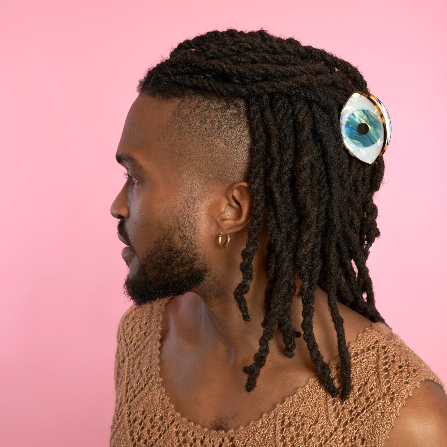 Eye Hair Claw - Blue