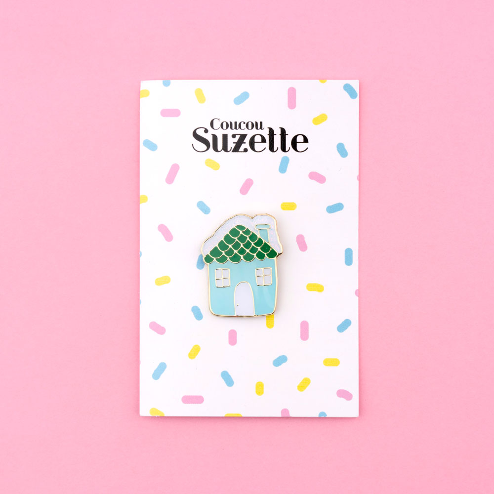Pin's Maison enneigée