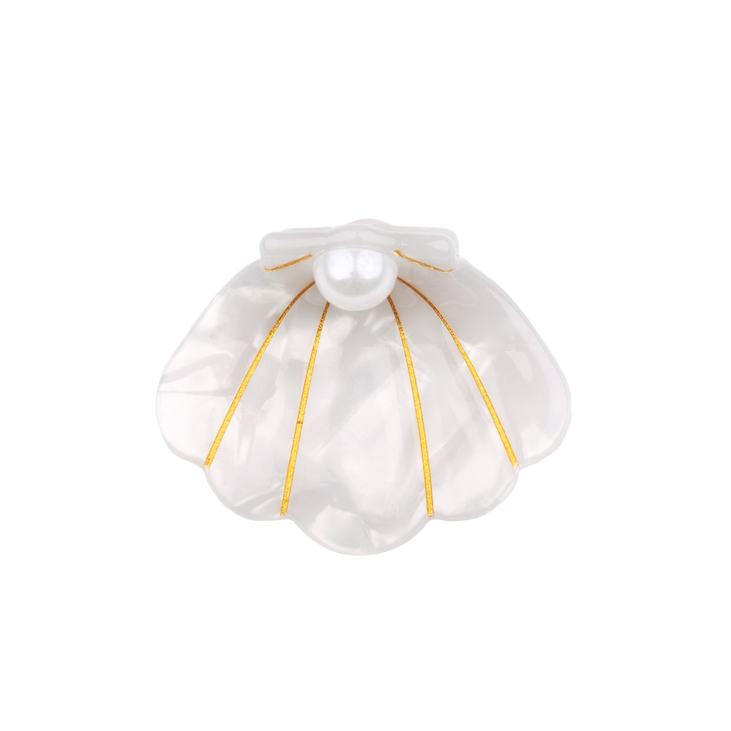 Scallop Shell Mini Hair Claw