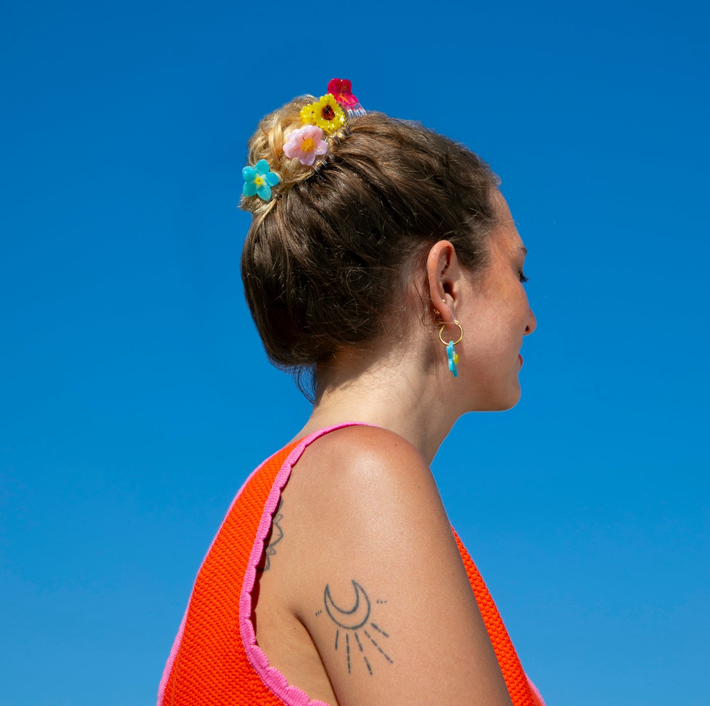 Forget Me Not Mini Hair Claw
