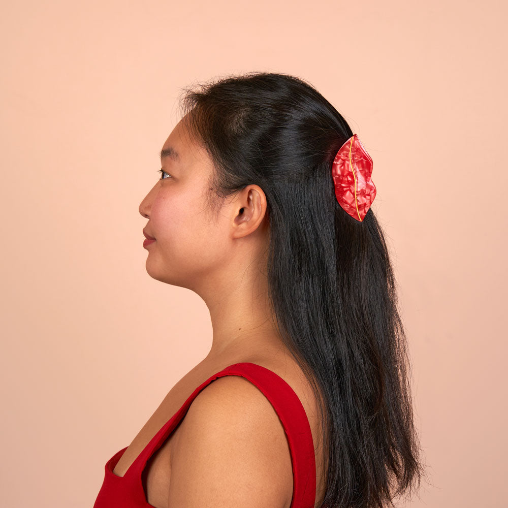Pince à cheveux Bouche