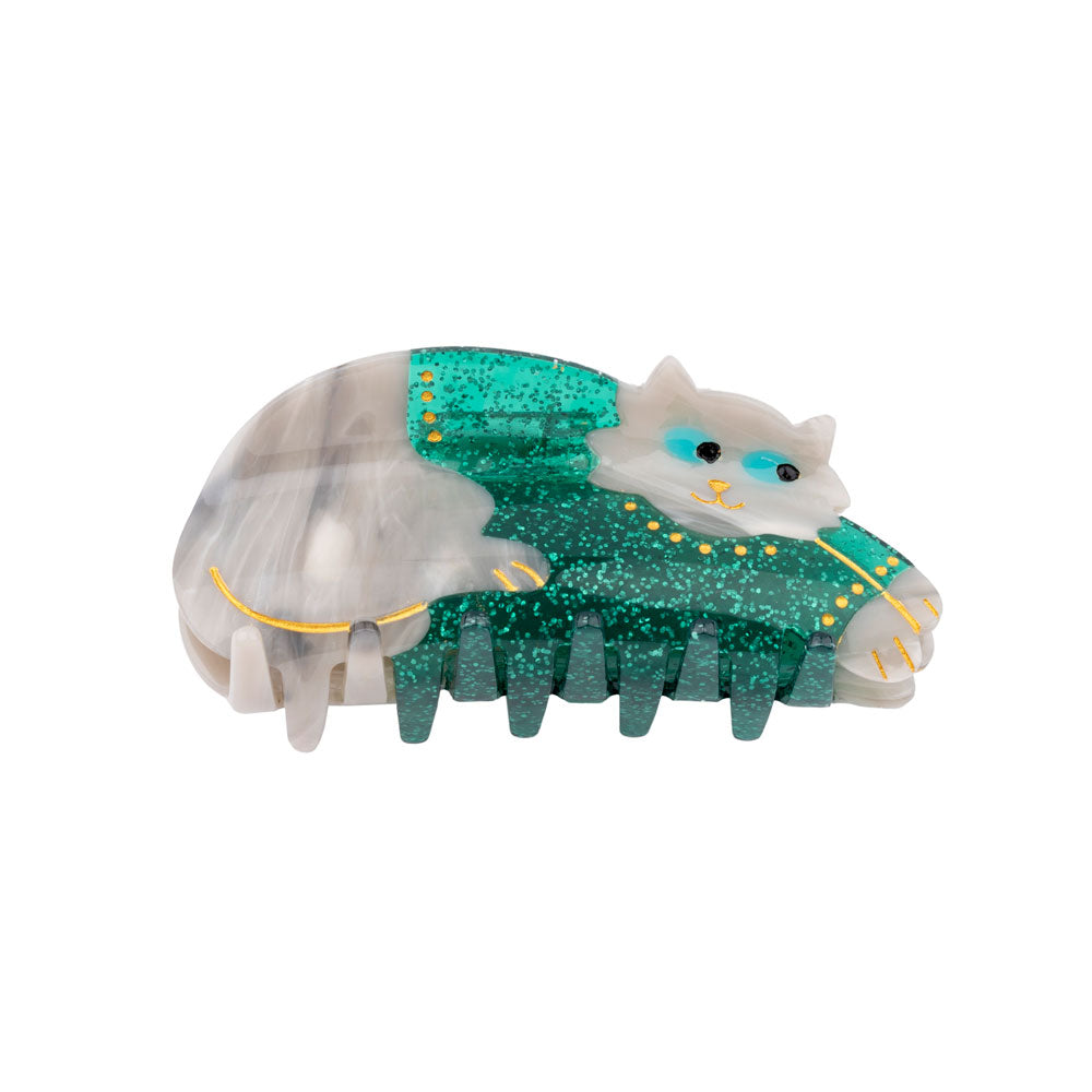 Pince à cheveux Chat pull d'hiver