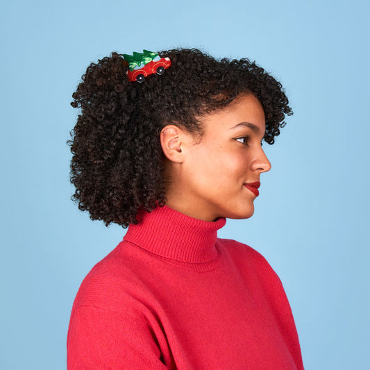 Pince à cheveux Voiture sapin