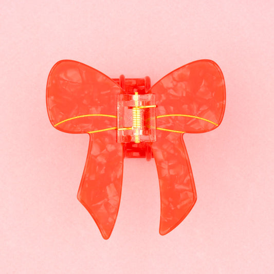 Pince à cheveux Noeud Rouge