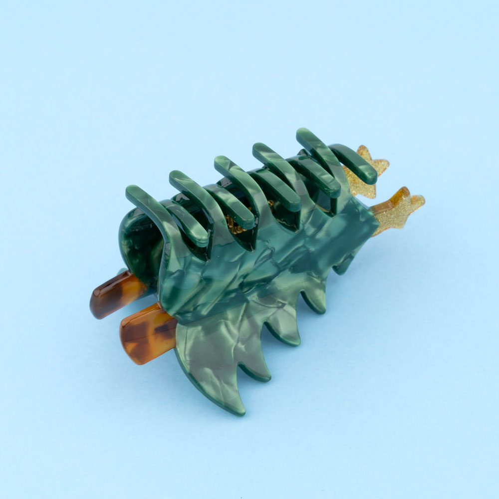 Christmas Tree Hair Claw
