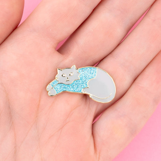 Pin's Chat pull d'hiver