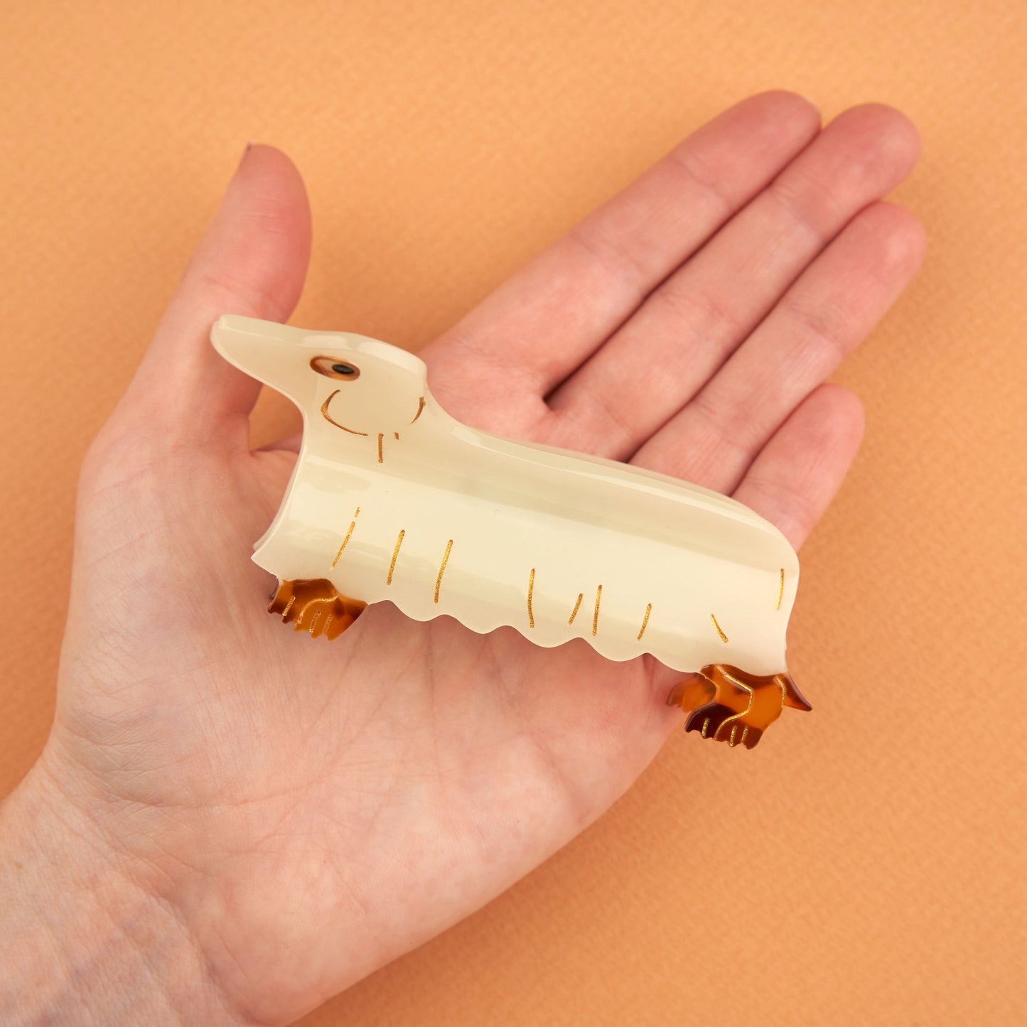 Ghost Dachshund Hair Claw