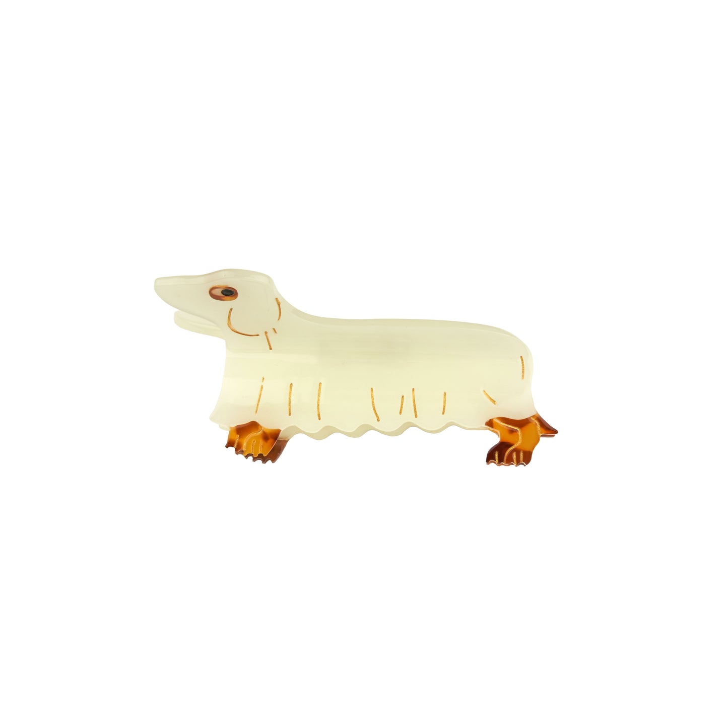 Ghost Dachshund Hair Claw