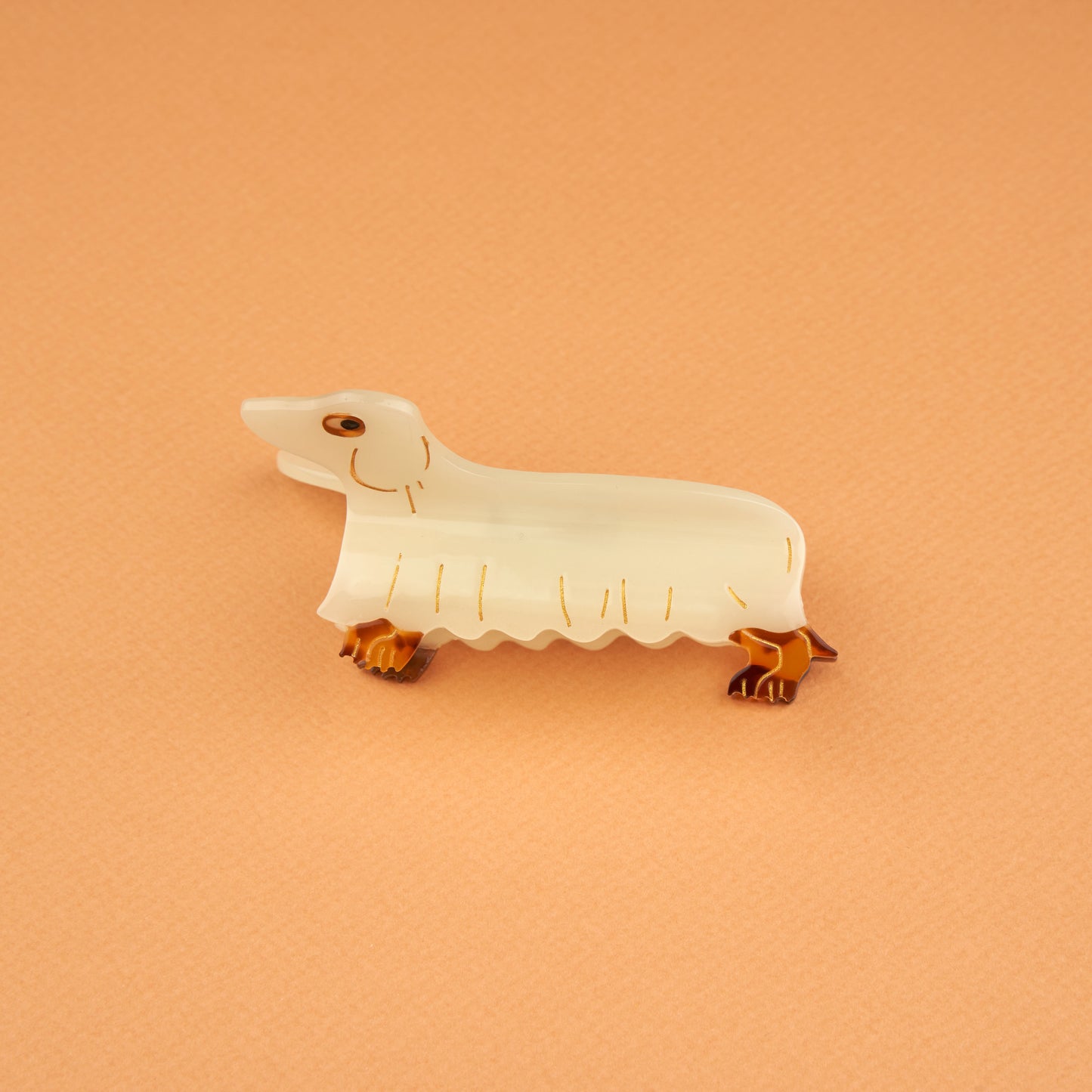 Ghost Dachshund Hair Claw