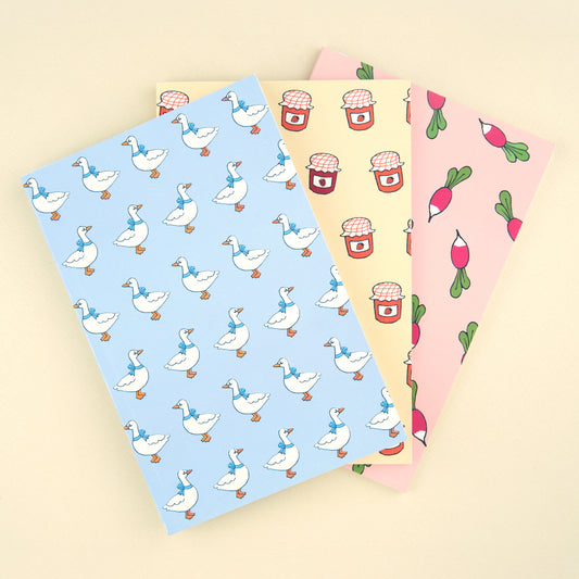 Goose Notebook - 12 x 18 cm