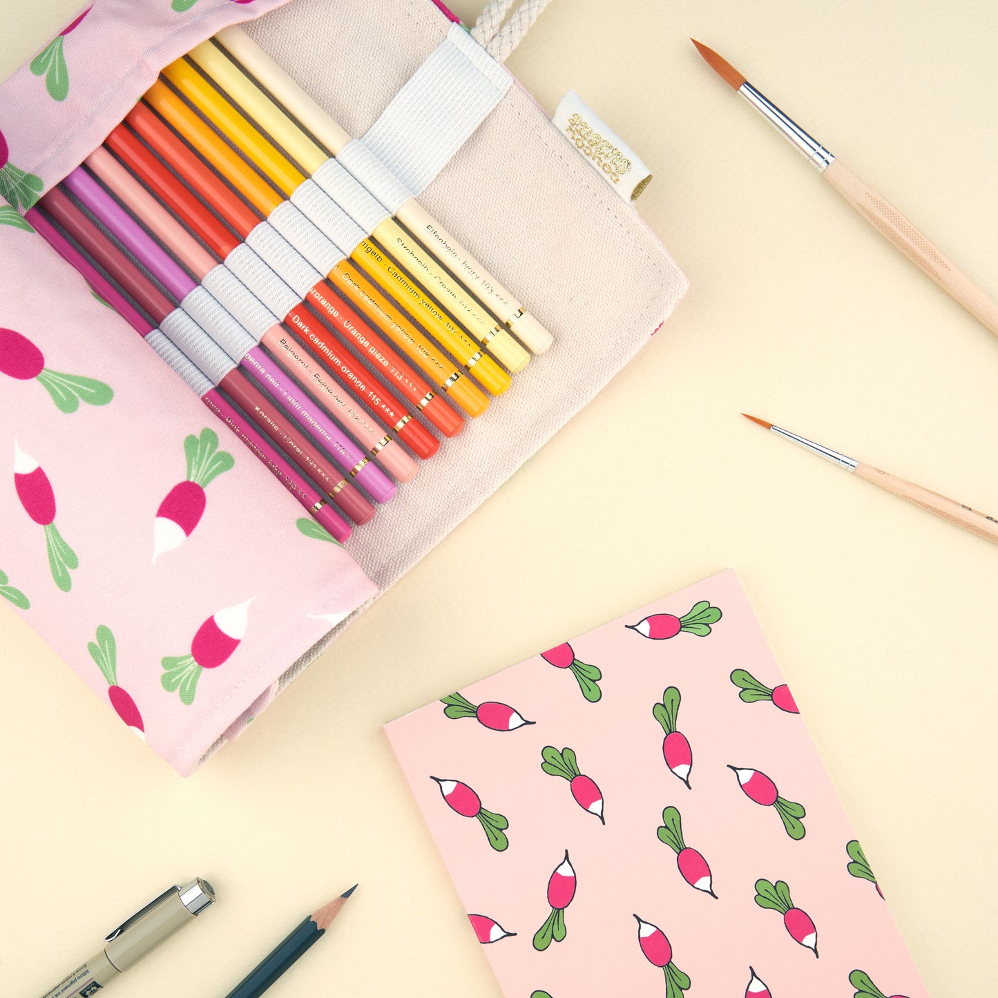 Trousse enroulable Radis