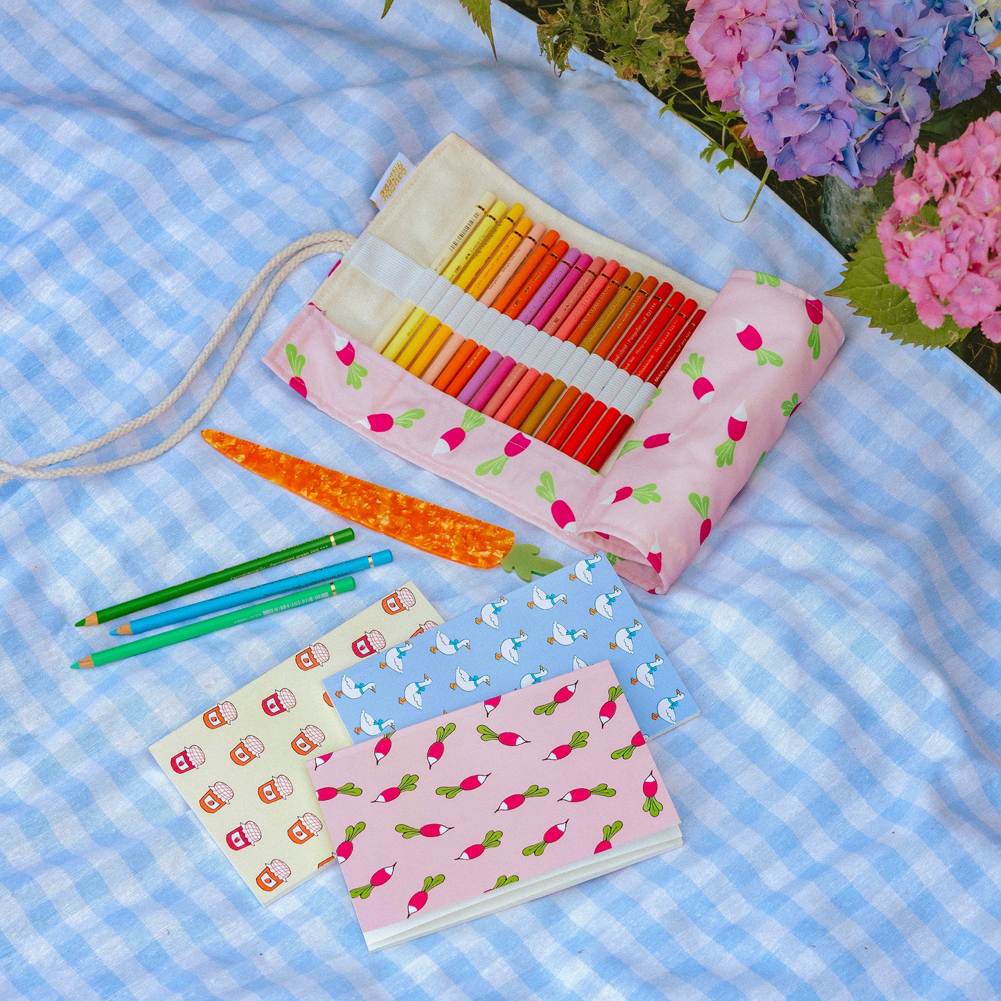 Trousse enroulable Radis