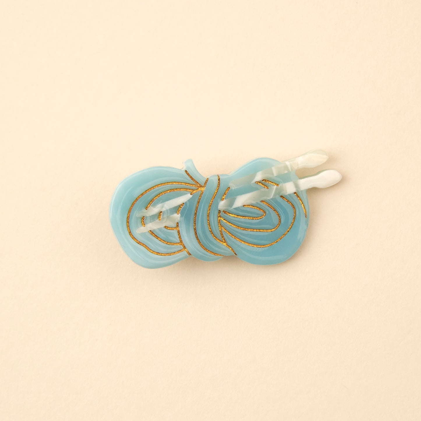 Wool Ball Hair Clip