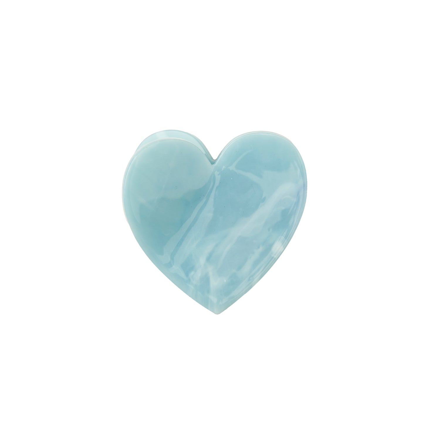 Blue Heart Hair Claw