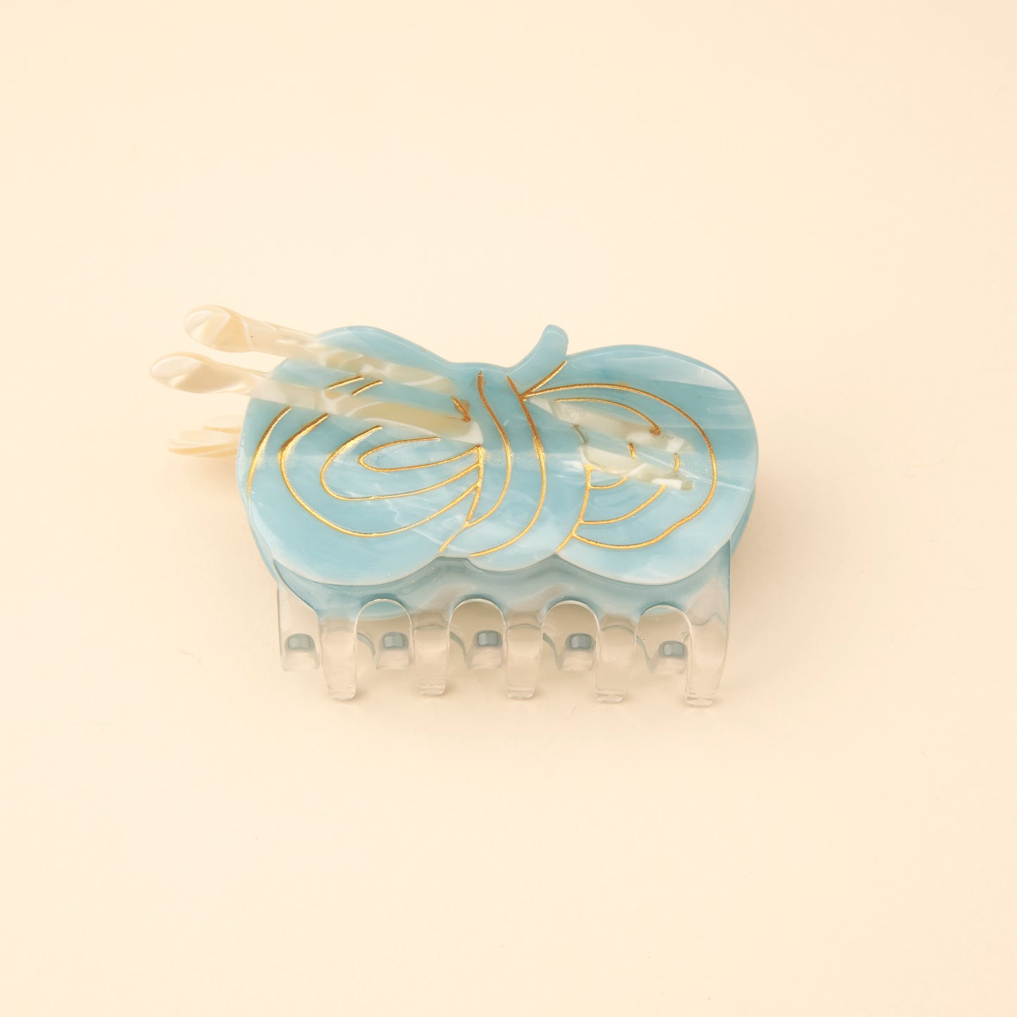 Wool Ball Hair Claw