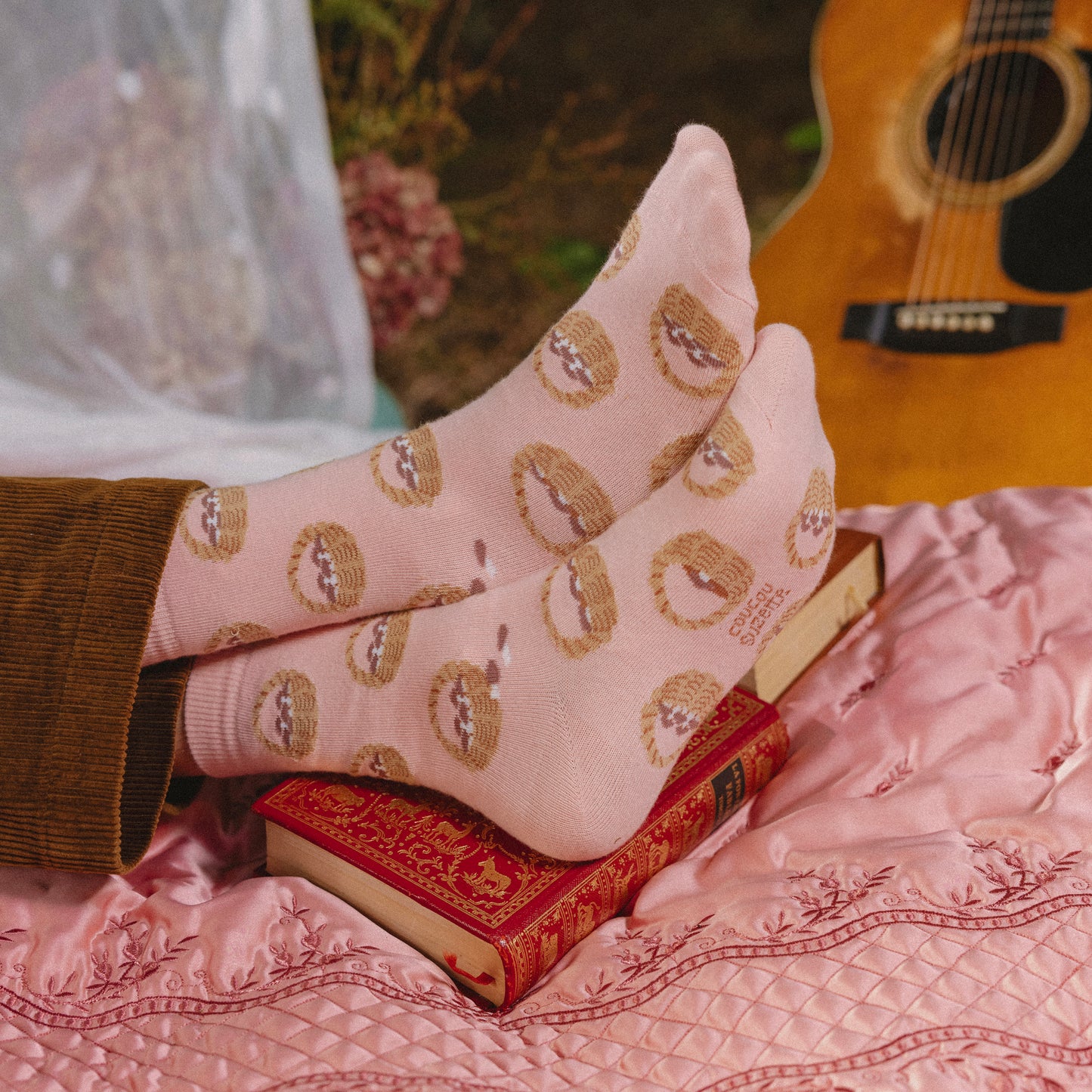 Mushroom Basket Socks