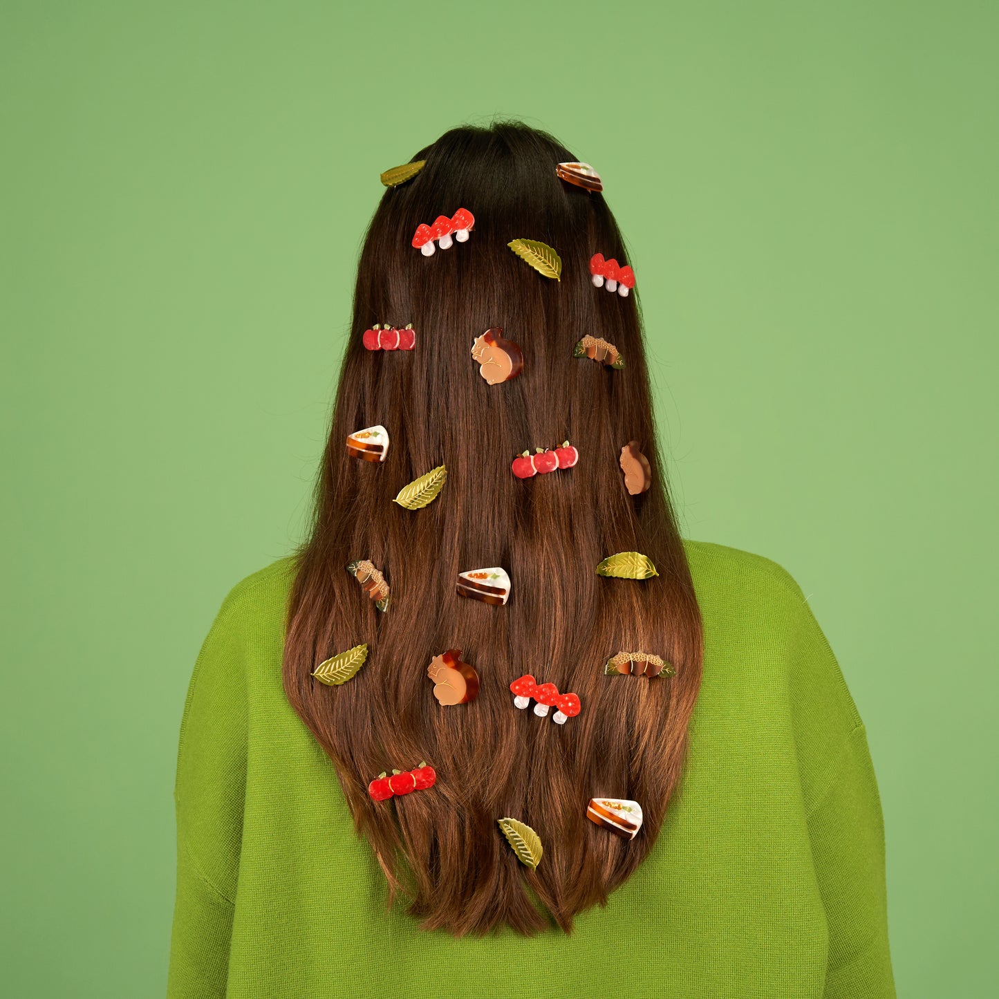 Apple Hair Clip