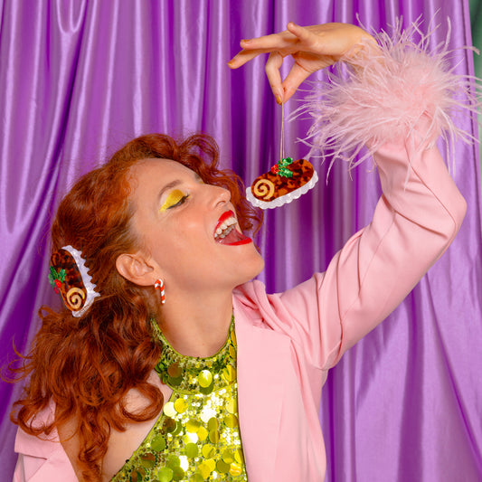 Déco de Noël - Bûche de Noël