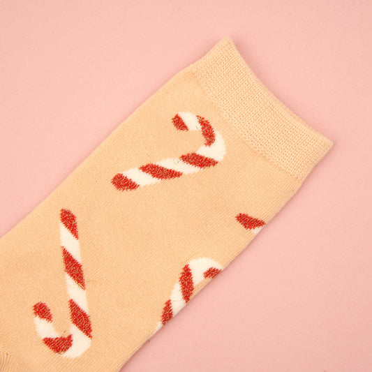 Chaussettes Sucre d'orge à paillettes