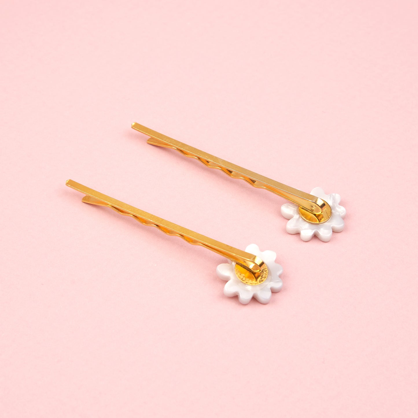 Duo Barrettes Fines Pâquerettes