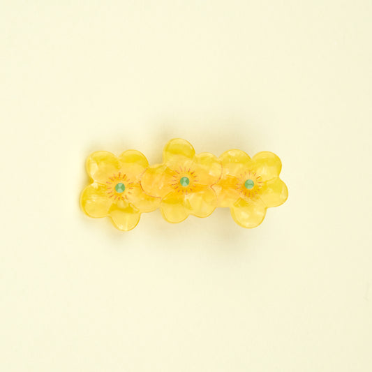 Barrette Bouton d'or