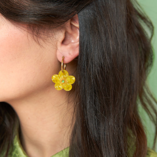 Boucles d'oreilles Bouton d'Or
