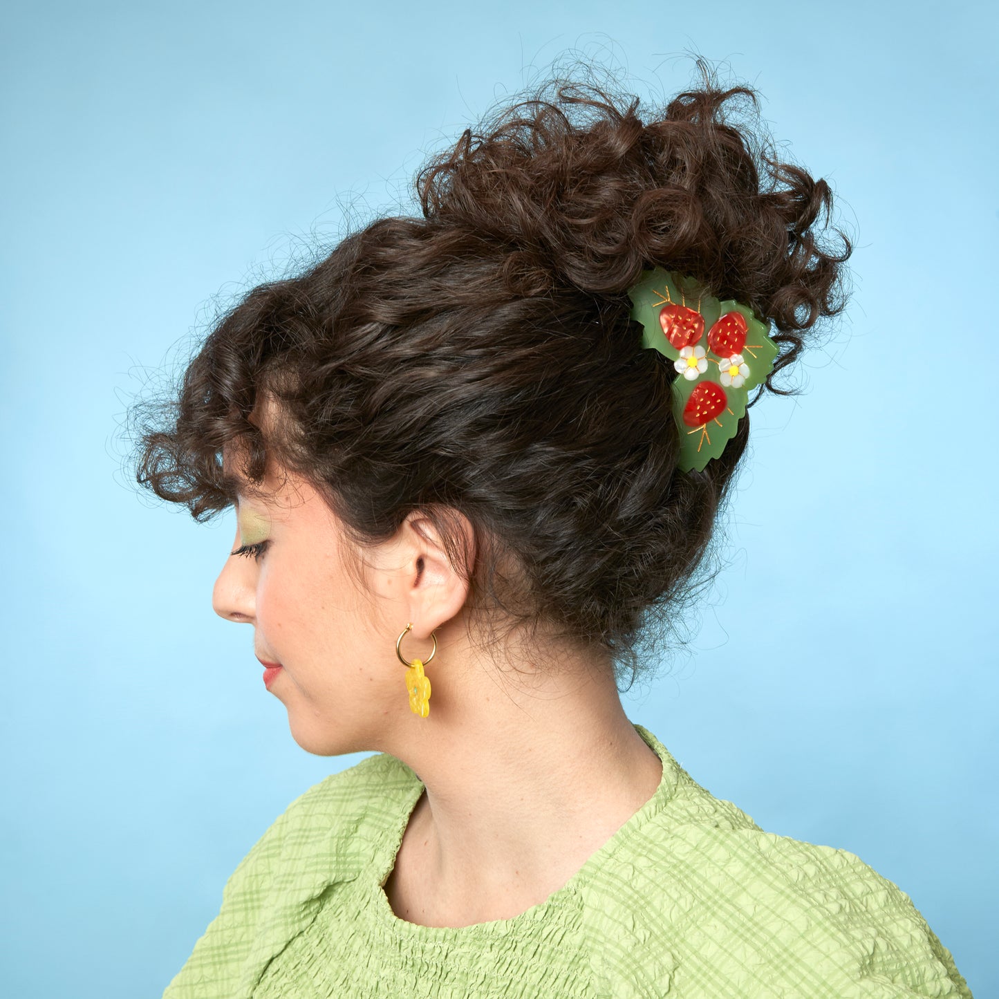Strawberry Plant Hair Claw