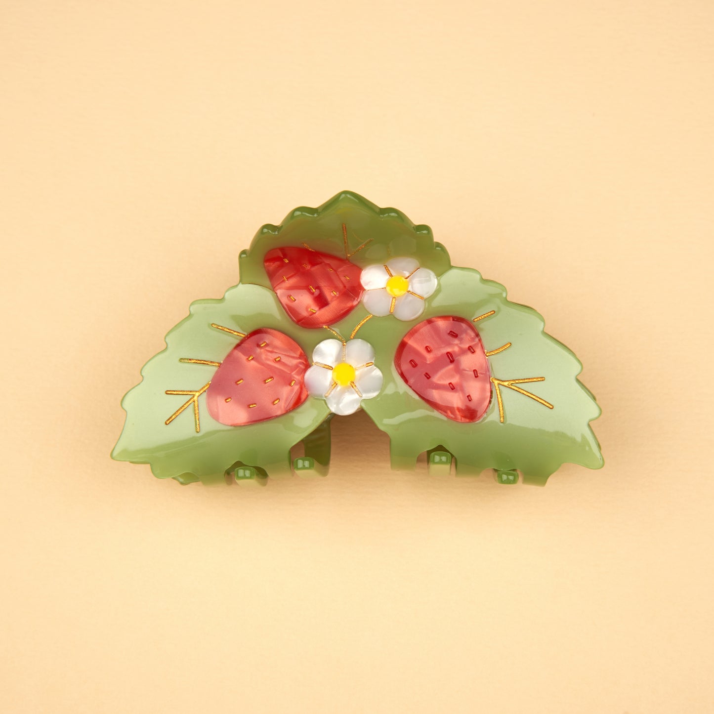 Strawberry Plant Hair Claw