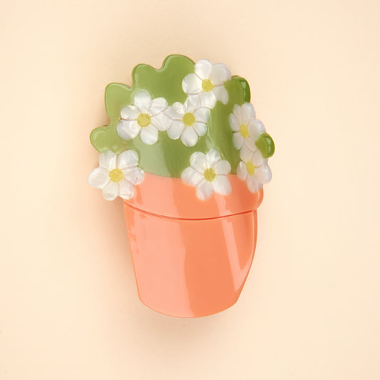 Pince à cheveux Pot de fleurs