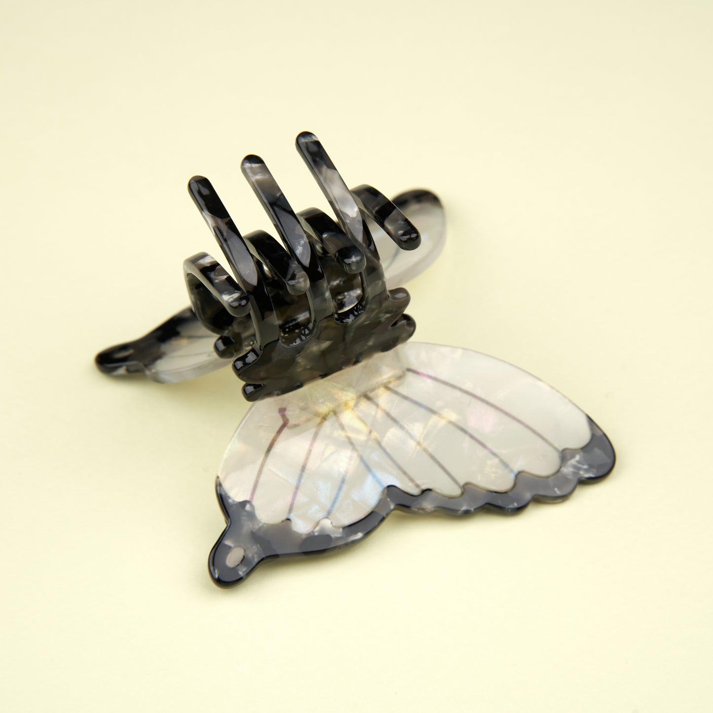 White butterfly Hair Claw