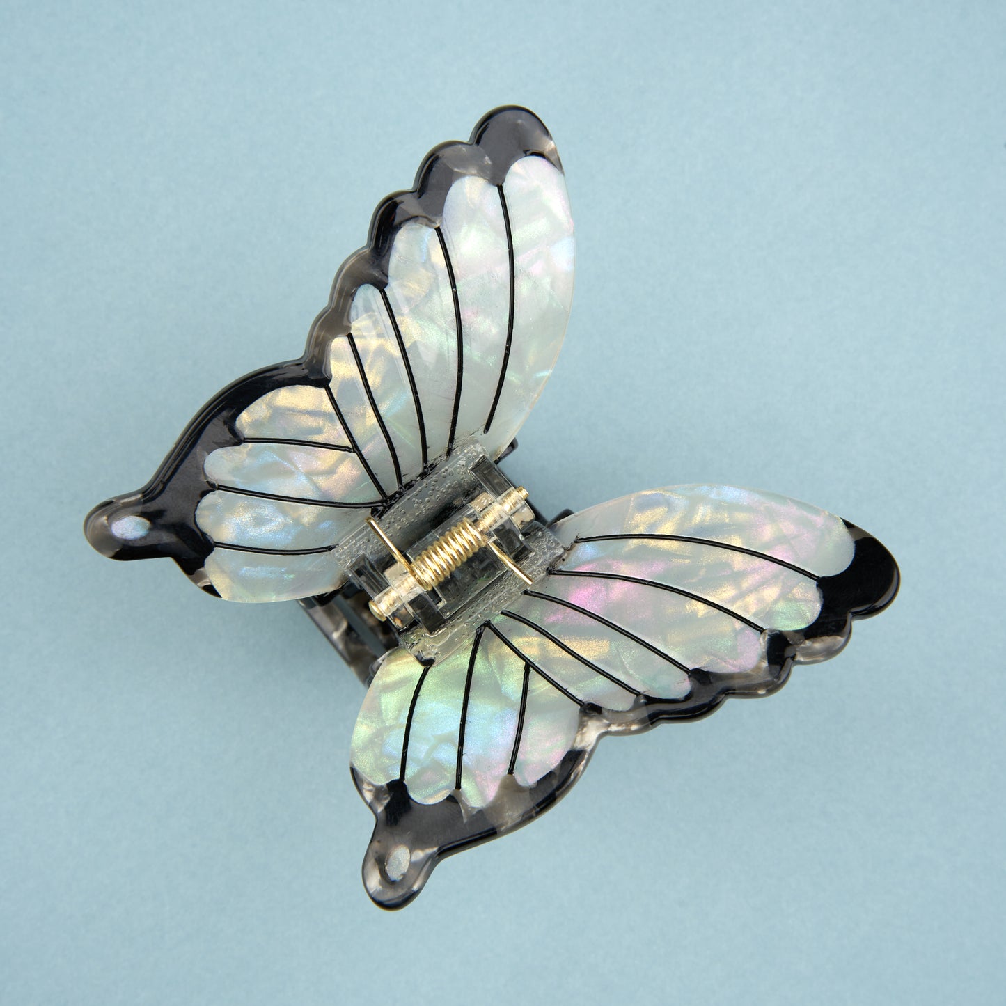 White butterfly Hair Claw