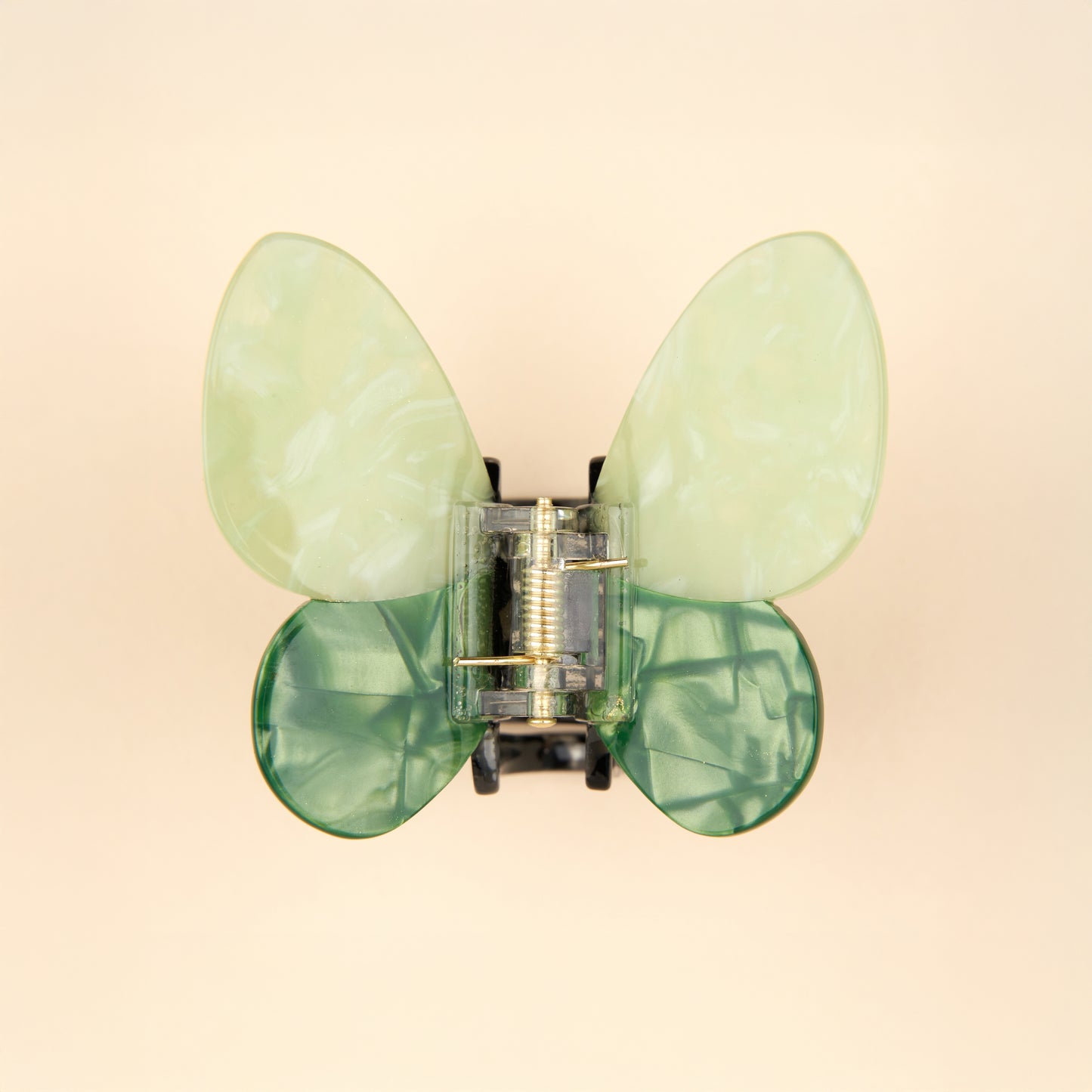Pince à cheveux Papillon Vert