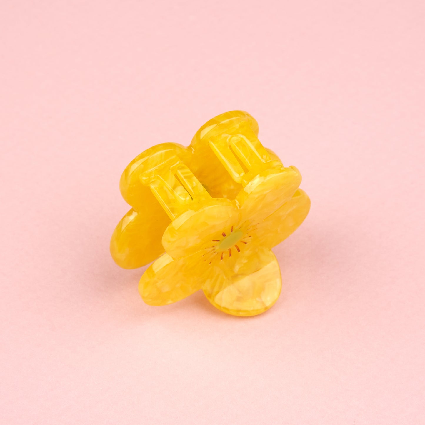 Mini pince à cheveux Bouton d'Or