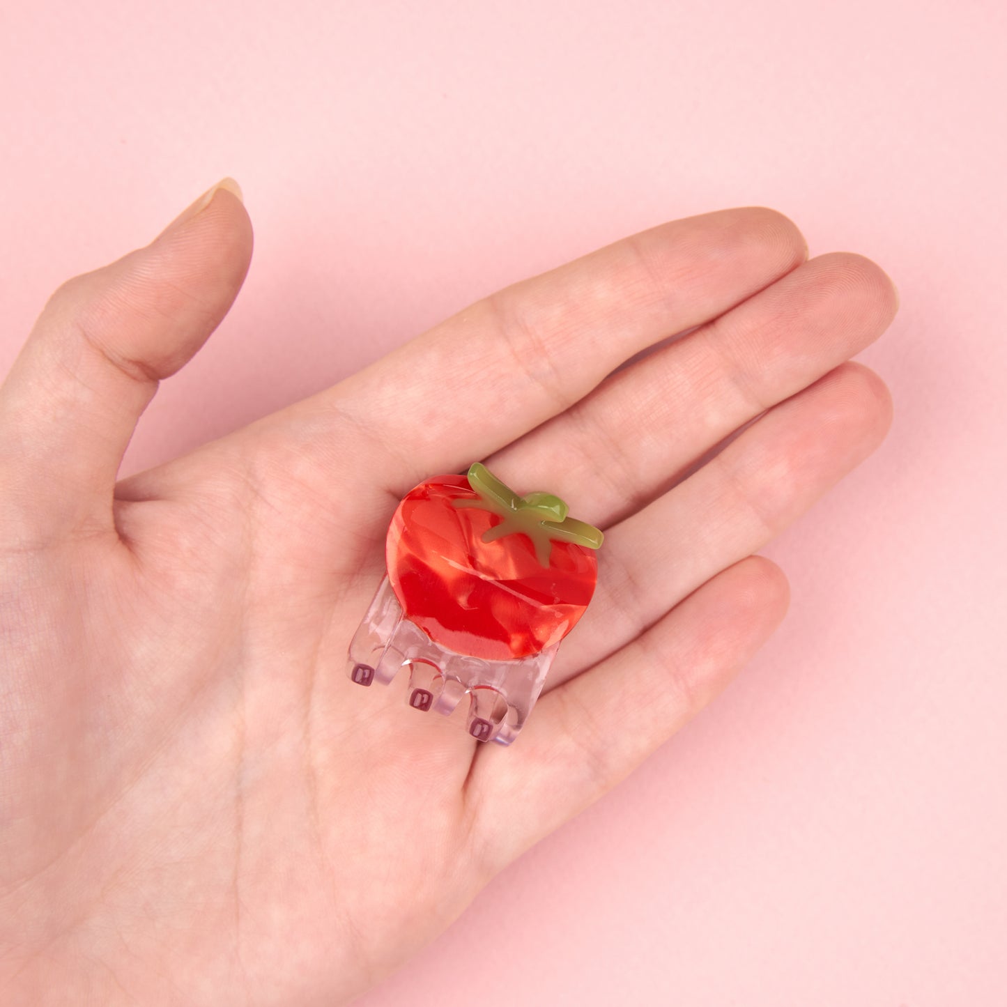 Cherry Tomato Mini Hair Claw