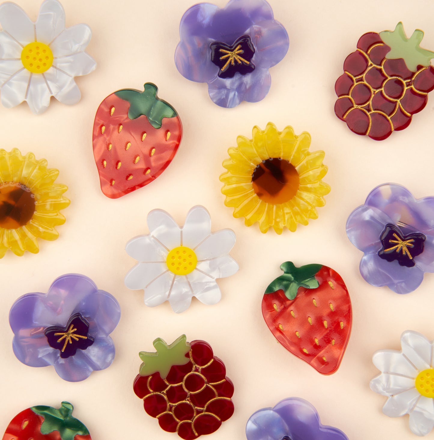 Strawberry Brooch